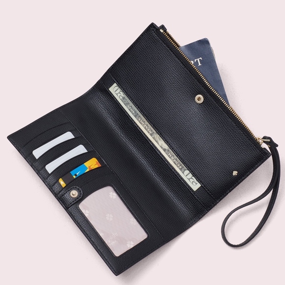 sylvia large continental wristlet